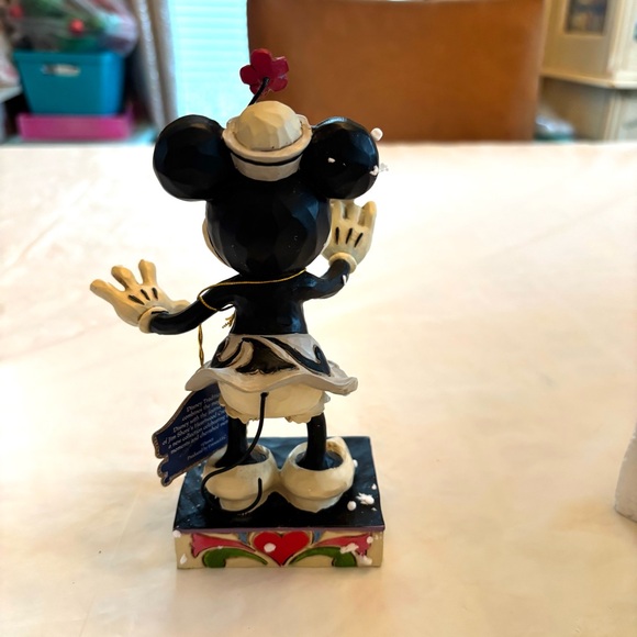 NWT Jim Shore Disney Traditions Minnie Mouse “Yoo Hoo” figurine #4043666 new box - Picture 6 of 14